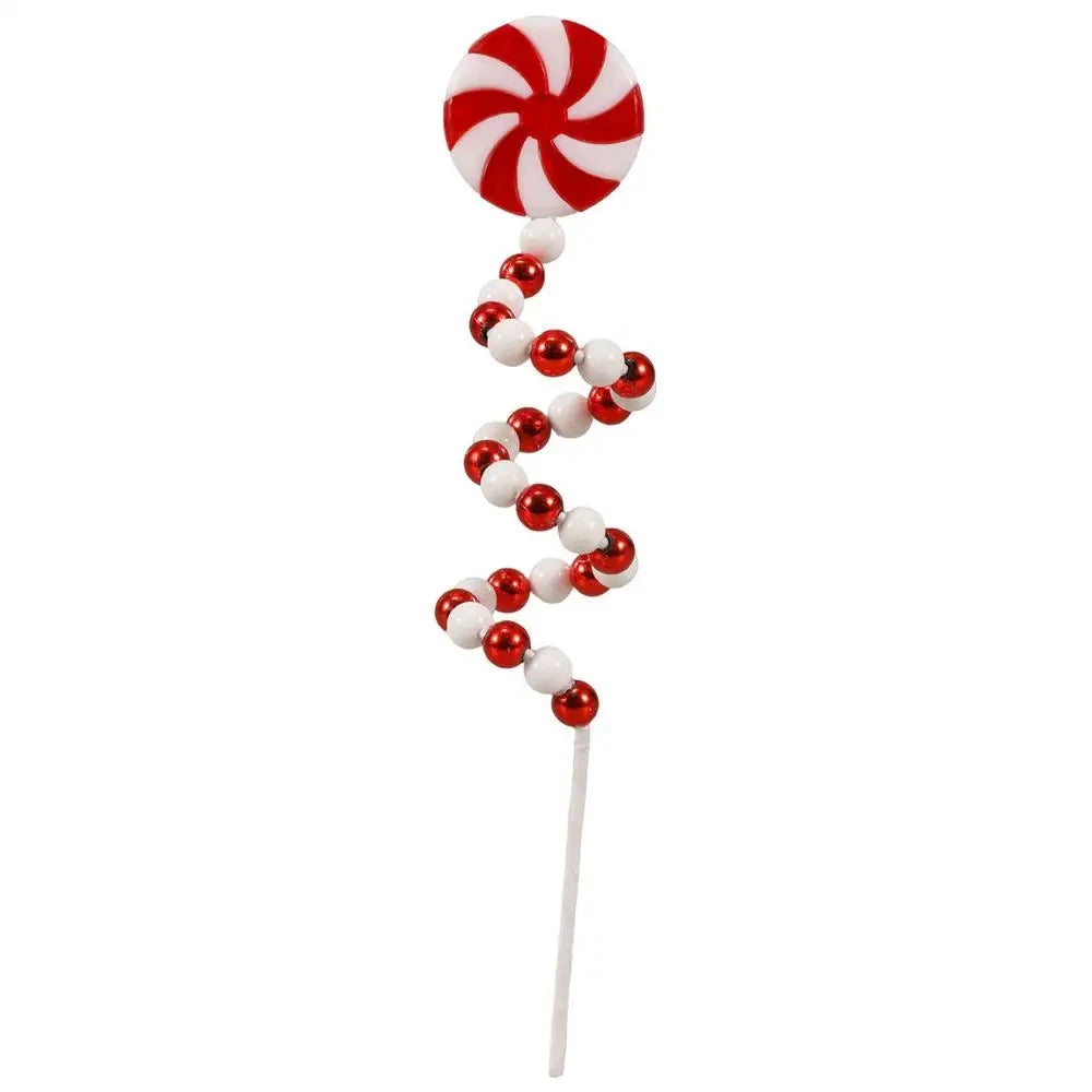Christmas Candy Cane Decorations Christmas Tree Decoration Red White Lollipop Decoration Curved Candy Christmas Tree Stems Decor Good Vibrations