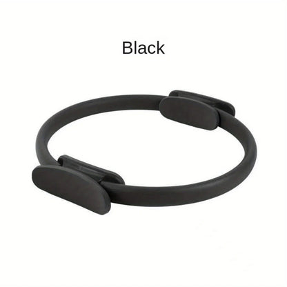 [Fitness Ring] Monochrome Fitness Ring | Yoga Pilates Ring for Home Exercise, Resistance Elastic Gym Workout, Body Stretch Ring Good Vibrations