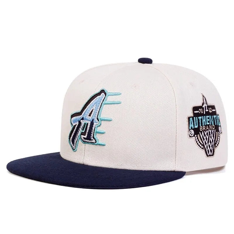 Unisex A Letter Embroidery Side Basketball Hip-hop Hats Spring Autumn Outdoor Adjustable Casual Baseball Caps Sunscreen Hat Good Vibrations