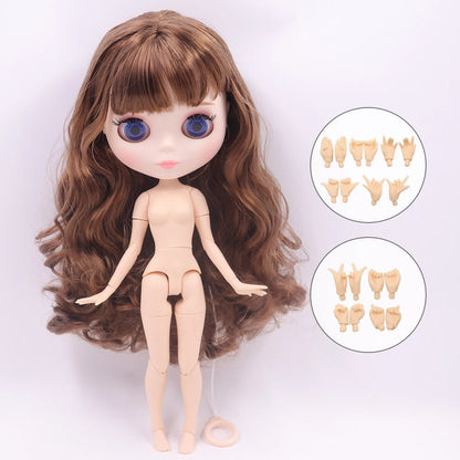 ICY DBS blyth doll 1/6 bjd toy joint body white skin shiny & matte face 30cm on sale special price toy gift anime doll Good Vibrations