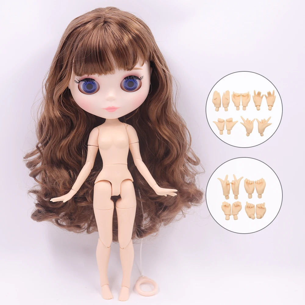 ICY DBS blyth doll 1/6 bjd toy joint body white skin shiny & matte face 30cm on sale special price toy gift anime doll Good Vibrations