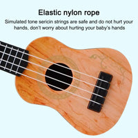 Toys Musical Instrument Entertainment Toys 4 Strings Classical Ukulele Small Guitar Toy Educational Toy Musical Instrument Toy Good Vibrations