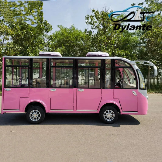 2025 Manufacturer Affordable New Electric Car Closed Tourist Bus 11 Seater Lithium Battery Electric Tour Bus Safe And Reliable Good Vibrations