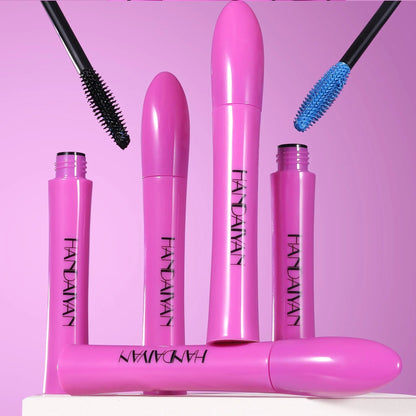 Colorful Silk Mascara Blue Red Black Cream Length Waterproof Smudge-Proof Colored Thickening Lengthening Curling Makeup Cosmetic Good Vibrations