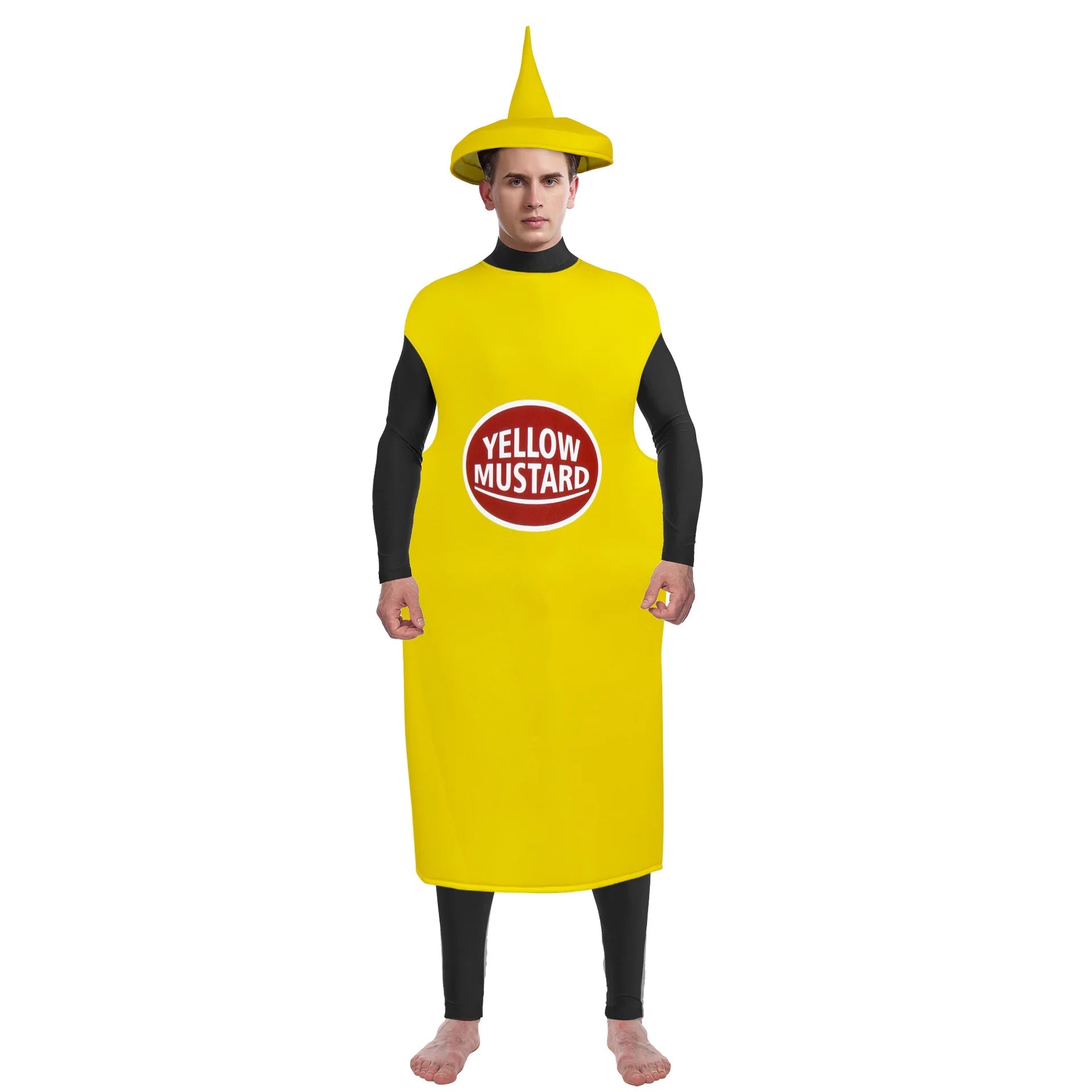 Festival Costumes Red Tomato Delicious Ketchup Costume Adult Boy Girl Funny Disguise Suit Yellow Halloween Cosplay Party Clothes Good Vibrations