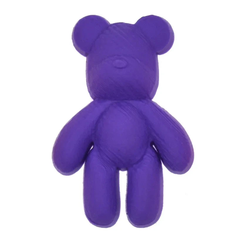 Shoe Decoration Buckle Charms single piece bear Accessories DIY Combination Jibz for croc clog Bracelets wristband Kids  gift Good Vibrations