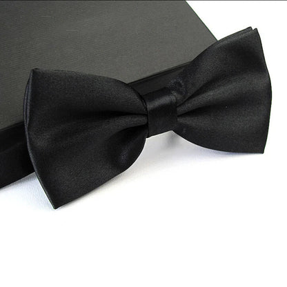 Mens Adult Bowtie Classic Fashion Wedding Party Formal Satin Gift Plaids Multicolor Adjust Neck Bow Tie Clip-On Good Vibrations