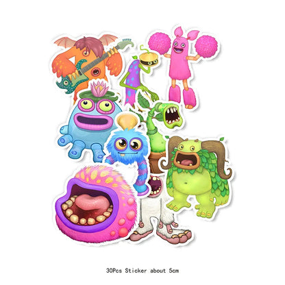 Game My Singing Monsters Birthday Party Decorations Kids Favor Gift Paper Cups Plates Baby Shower Disposable Tableware Supplies Good Vibrations