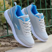 Women's tennis Ladies Daily Women's Shoes Casual Sports Korean Fashion Breathable Flat Bottom Running Light Travel Sneakers Good Vibrations