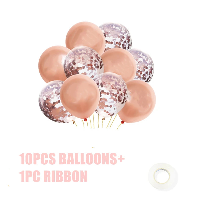 Bride To Be Balloons Rose Gold Letters Foil Balloon Team Wedding Decorations Bachelorette Party Supplies Good Vibrations