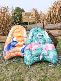 Inflatable Body Boards with Handles for Water Slides, Surfing Board for Slip Slide, Swimming Pool Floating Water Boards Good Vibrations