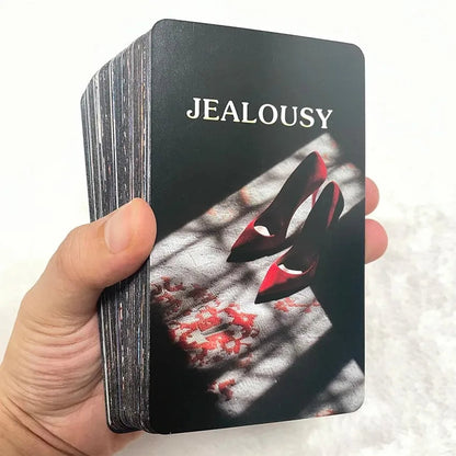 12x7cm True Crime Oracle Deck 80-cards, Divination Taro in Box Card Games Good Vibrations