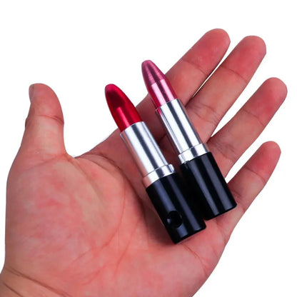 Lipstick Shaped Mens Small Detachable Assembly Metal Design Compact Portable Kitchen Tool Smoking accessories Good Vibrations