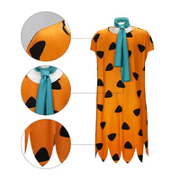 Anime Fred Flintstone Cosplay Costume Character Play Suit For Men Halloween Carnival Party Outfits Fancy Dress Good Vibrations
