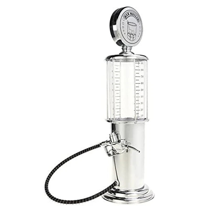 Gas Pump Dispenser for Drinks, Gas Pump Whiskey Wine Decanter, Single/Double Gun Beer Dispenser, Beverage Whiskey Decanter Tower Good Vibrations Adult Super Store