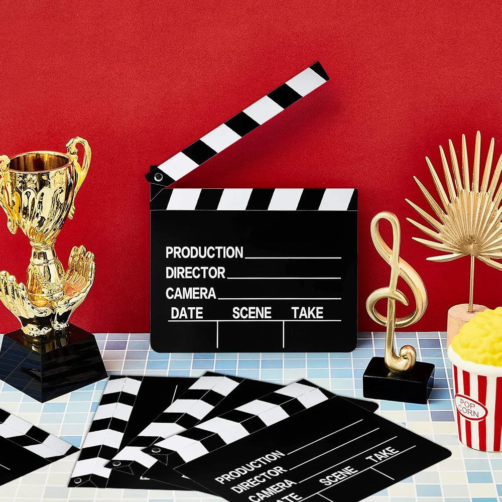 Party Holiday Party Movie Clapboard Movie Card Clapperboard Movie Party Props Game Party Good Vibrations