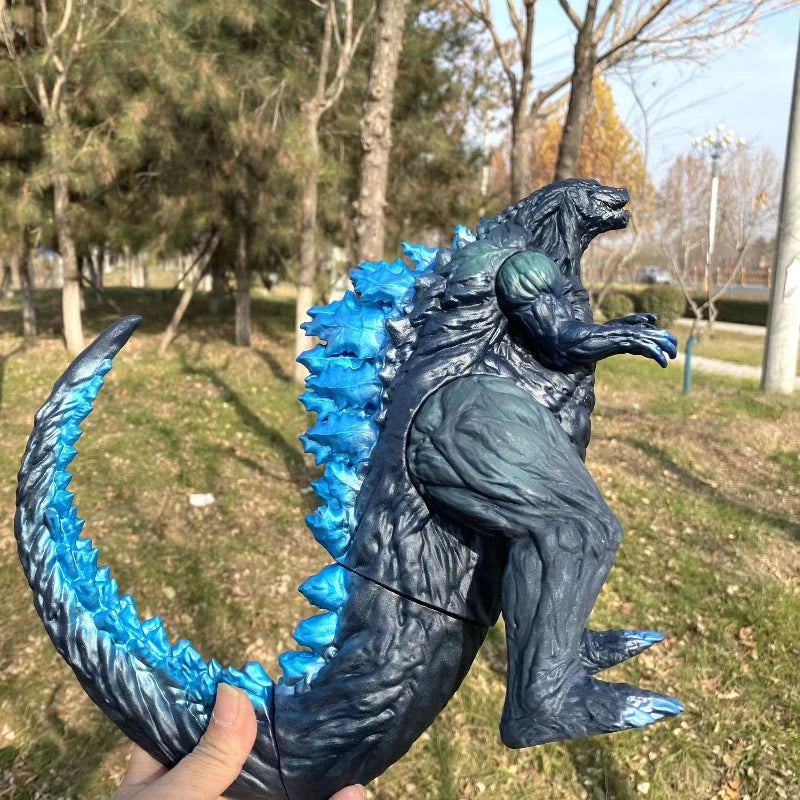 24cm Godzilla King of Monsters Runaway Mechanical Red lotus Planet Godzilla Action Figure Collection Model Toy Kid Birthday Gift Good Vibrations