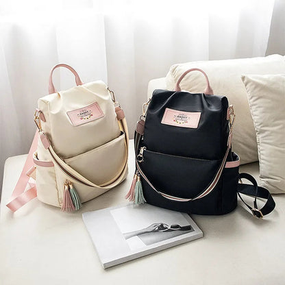 New High Quality Women's Shoulder Bag Large Capacity Oxford Cloth Bags Ladies Backpack Woman Color Tote Women Shoulder Backpacks Good Vibrations Adult Super Store