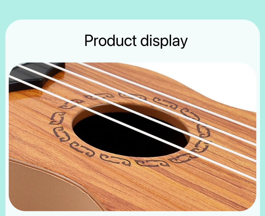 35cm Children Guitar Toy Can Be Used To Play Elementary Instruments With Paddles Simulating Yukrili Music Toys Good Vibrations