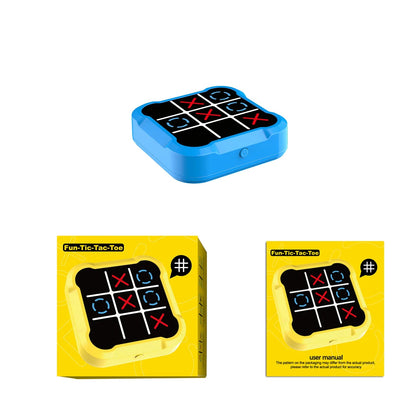 Portable Tic Tac Toe Game Console Toys Handheld Electronic Puzzle Chessboard  Memory Training & Montessori Travel Toy Xmas Gifts Good Vibrations