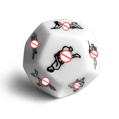 Sex Toys For Couples Women Adult Game Funny Sex Dice 6/12 Sides Romance Love Humour Gambling Erotic Crap Dice Bar Christmas Gift Good Vibrations Adult Super Store