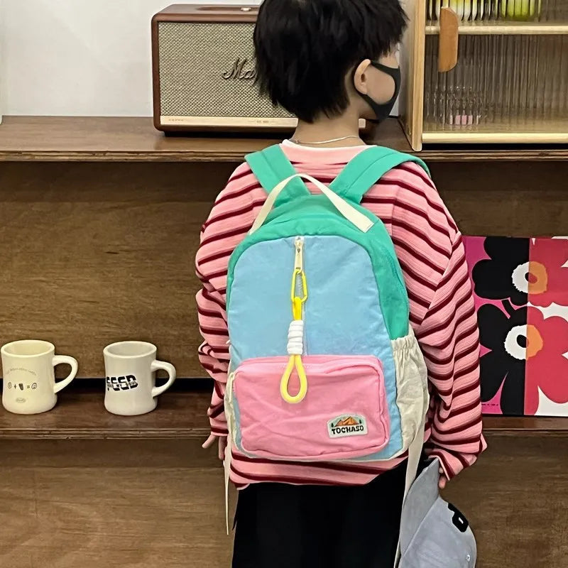 Fashionable Kindergarten Baby Backpack Large Capacity School Bags Cute Backpacks Cartoon Backpacks Designer Bags Mochila Рюкзак Good Vibrations