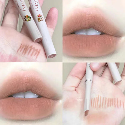 Nude Lip Liner Pencil Matte Waterproof Long Lasting 3D Lips Plump Lipstick Natural Outline Lip Contour Line Makeup Lipliner Pen Good Vibrations
