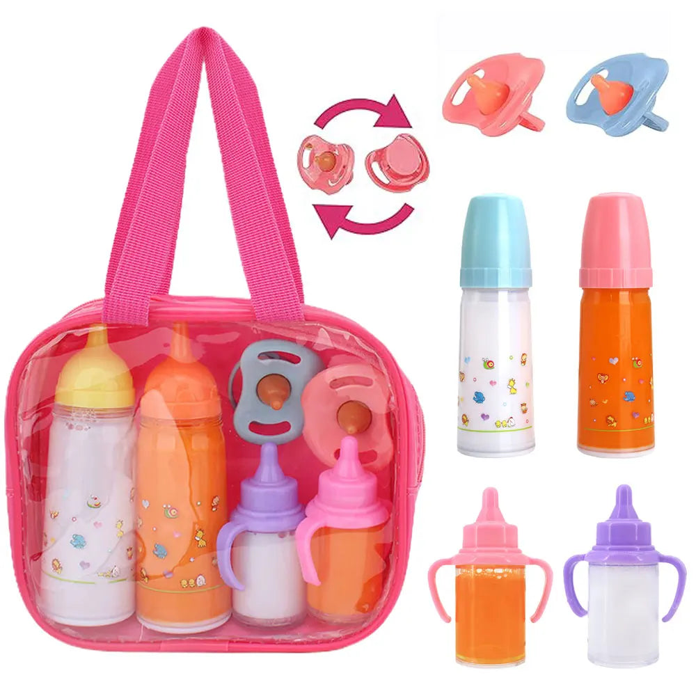 Baby Disappearing Doll Feeding Set Wear For Reborn Baby Doll, Multiple Baby Doll Accessories, Children Best Birthday Gift. Good Vibrations