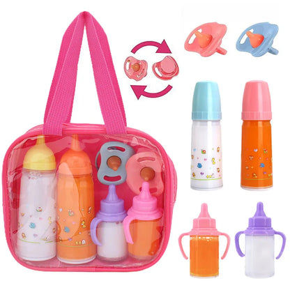 Baby Disappearing Doll Feeding Set Wear For Reborn Baby Doll, Multiple Baby Doll Accessories, Children Best Birthday Gift. Good Vibrations