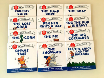 I Can Read Phonics 12 Books/Set My Very First Picture Books English Story Pocket Book for Children Kids Baby Montessori Reading Good Vibrations