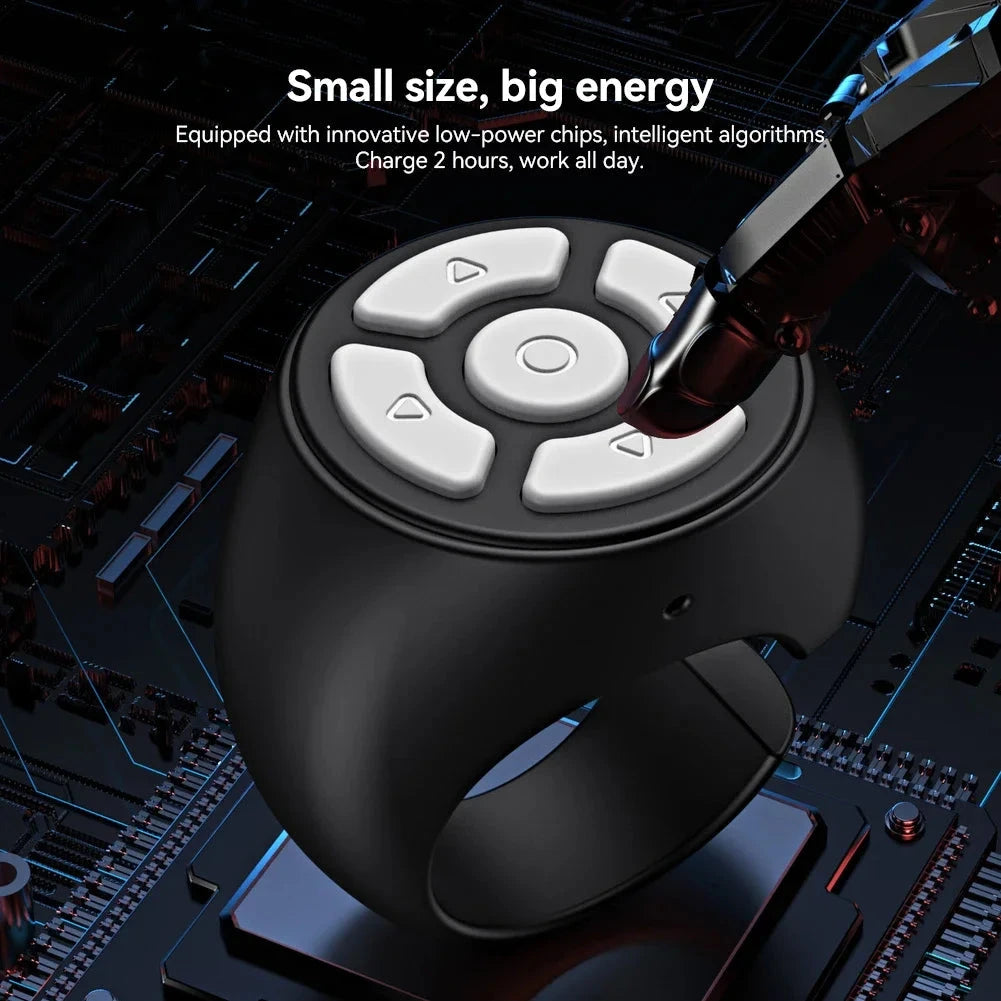 Scrolling Ring Wireless Finger Shutter Remote Control Page TurnerMobile Phone Controller Bluetoothcompatible For Home Travel Car Good Vibrations Adult Super Store