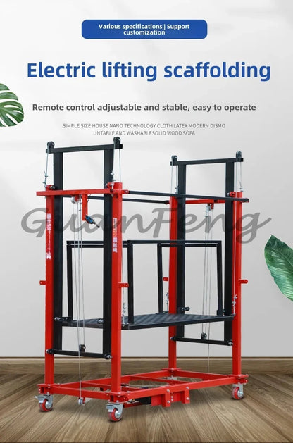 Electric Scaffolding Lift Mobile Foldable New Lifting Platform Indoor and Outdoor Decoration Construction Site Hoist Good Vibrations
