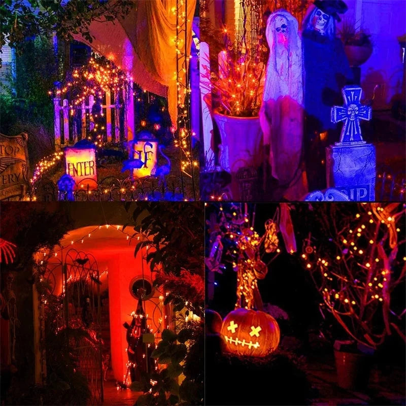 Christmas Tree Lights Outdoor Indoor, 100LED 10M WS2812B RGBIC Lights, String Lights IP65 Waterproof Bluetooth Fairy LED String Good Vibrations