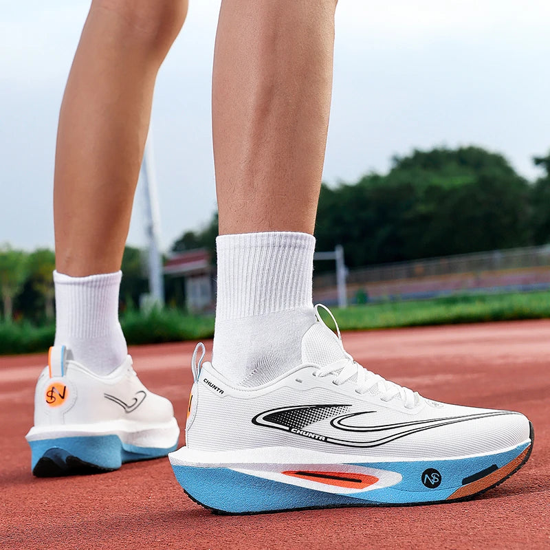 Running Shoes Men Carbon Plate Speciality Marathon Sports Breathable Lightweight Women's Comfortable Nonskid Leisure Sneakers Good Vibrations