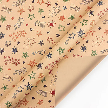 Happy Birthday Wrapping Paper 50*70cm Christmas Colorful DIY Flower Wedding Xmas Party Gift Packing Decor DIY Crafts Papers Good Vibrations