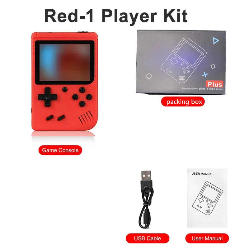 NEW Portable Retro Mini Video Game Console 8-Bit Handheld Game Player Built-in 400 games AV Out Game Console Gameboy videojuego Good Vibrations