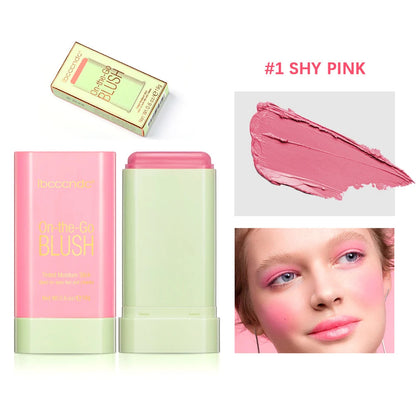pixiBlush Cosmetic Blush Makeup Products Make Up Blusher Cosmetics Pink Blush in Bar Korean Palette Long lasting Matte Stick Good Vibrations
