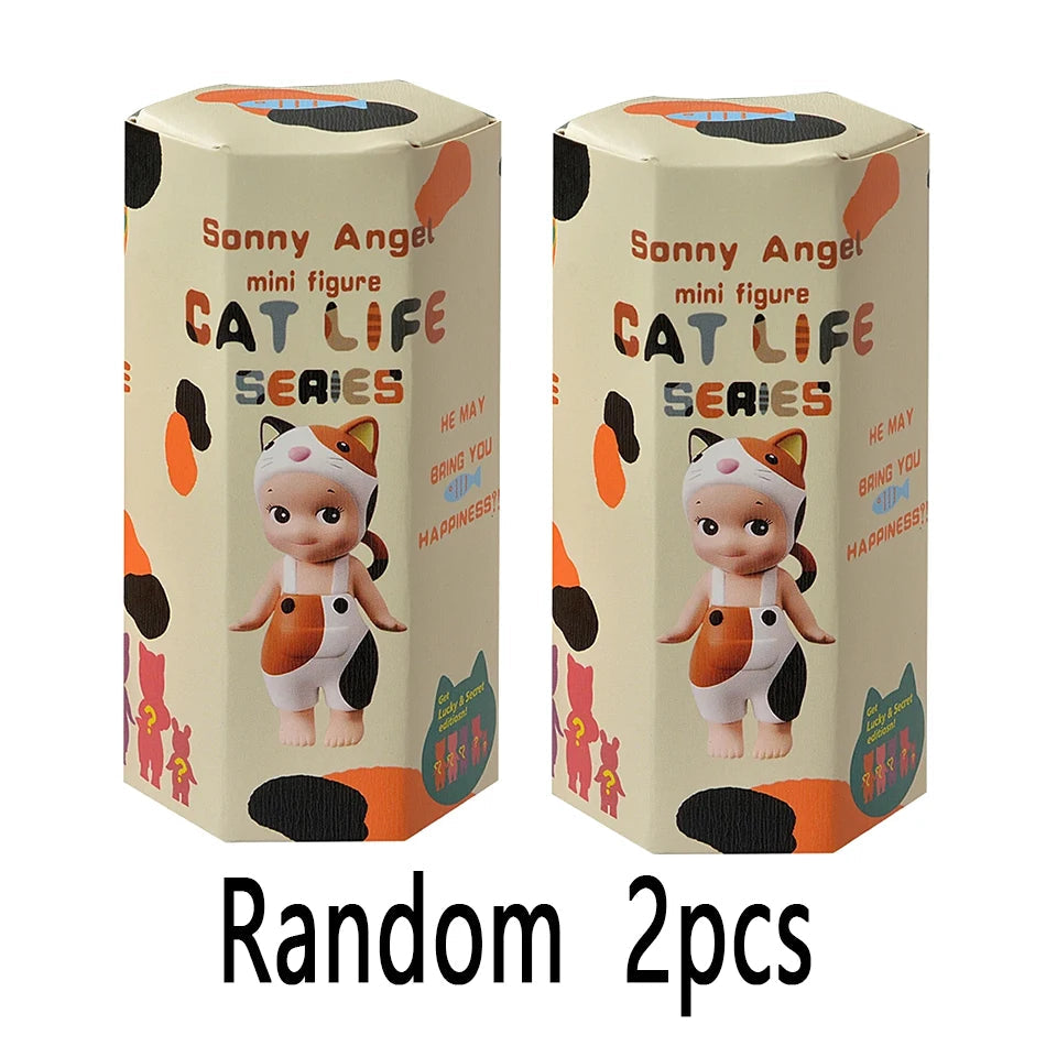 1/4/6/9PCS Random Blind Box Sonny Angel Life Action Figures Toys Dolls Fans Children Gifts Good Vibrations