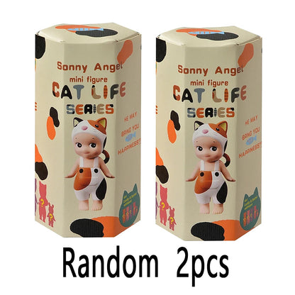 1/4/6/9PCS Random Blind Box Sonny Angel Life Action Figures Toys Dolls Fans Children Gifts Good Vibrations