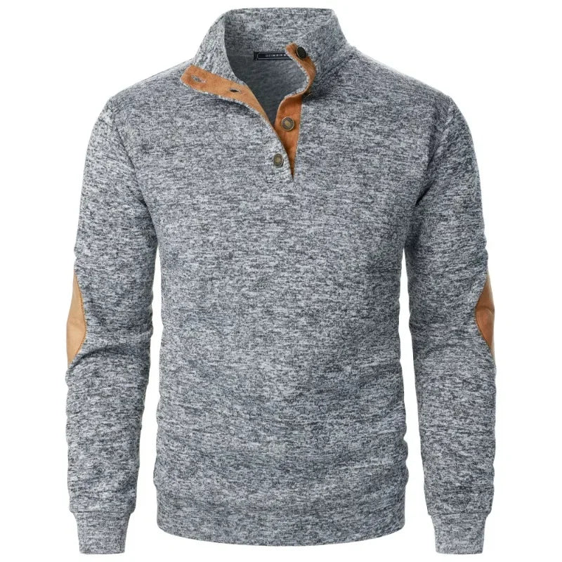 Men's Autumn Spring Stand Collar Long Sleeve Sweatshirts Top Casual Warm Pullover Outdoor Streetwear for Men Sport Riding Coats Good Vibrations