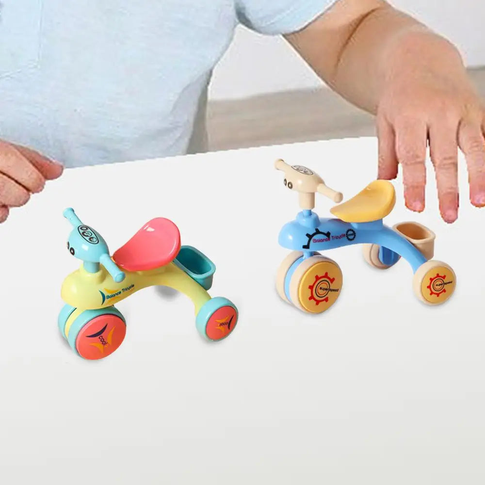 Toy Tricycle Model Assembly Tricycle Toy Creative Inertia Tricycle Push And Go Vehicle For Boys And Girls Fine Motor Skill Toys Good Vibrations