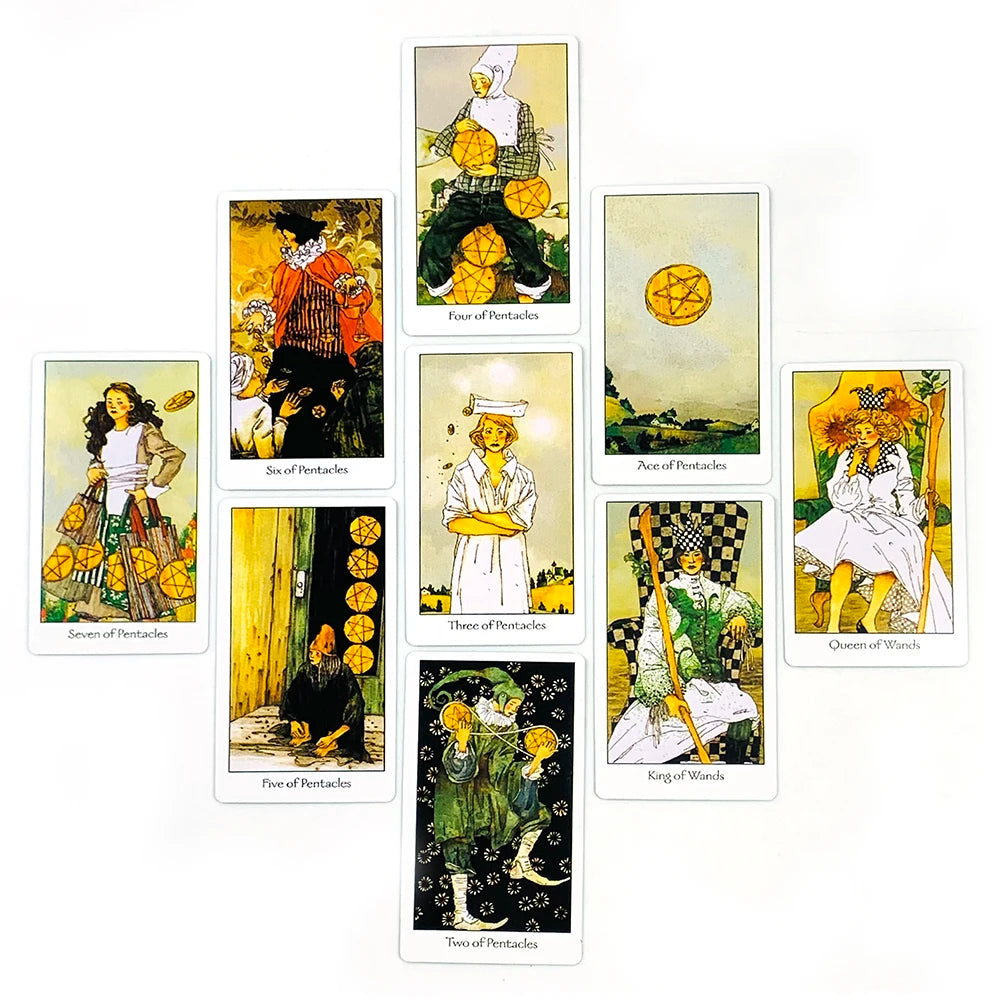 Tarot Cards A Traditional Tarot Cards With Contemporary Artistic Cards Game, Perfect For Divination,Meditation& Gift Giving Good Vibrations