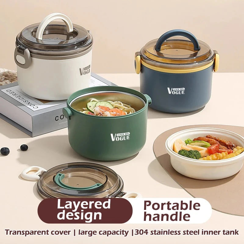 Food Thermal Jar Insulated Soup Thermos Bottles Stainless Steel Lunch Box Drinking Cup Bento Lunch Box Women Hot Food Container Good Vibrations