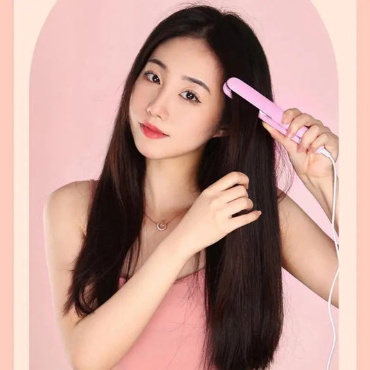 Mini Hair Straightener, Multi-color Splint, Quick Heating, Non-damaging Ceramic Plate, Bangs Clip, Curling and Straightening Good Vibrations