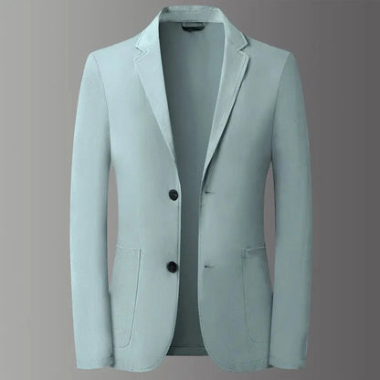 Men Lightweight Suit Sun Protection Clothing Spring Summer Thin Mens Blazer Ice Silk Jacket Smart New Casual Male Suit Coat Good Vibrations