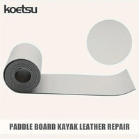 KOETSU Double-Sided PVC Middle Net 0.7mm 2" x 3.94" Kayak Repair Patch, Paddle Board Dinghy and Inflatable Boat Repair Patch Good Vibrations