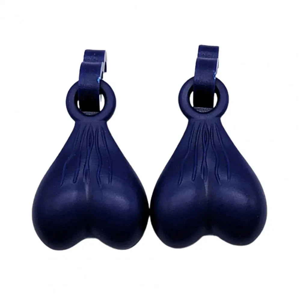 2Pcs Resin Croc Balls Shoe Charm Hanging Pendant Outdoor Sandals Novelty Testis Funny Sandal Shoes Ball Ornaments Shoe Buckle Good Vibrations