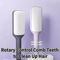 Rotatable Self Cleaning Hair Brush Telescopic Massage Airbag Comb Telescopic Cleaning Anti-static Hairdressing Air Cushion Comb Good Vibrations