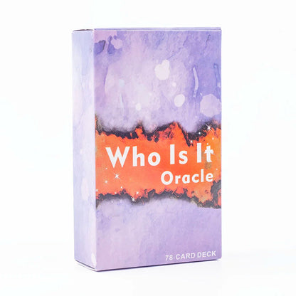 Who Is It Oracle Cards 78 Cards About 10X6cm NO Guide For Family Party High Quality Fortune Telling Divination Tarot Cards Deck Good Vibrations