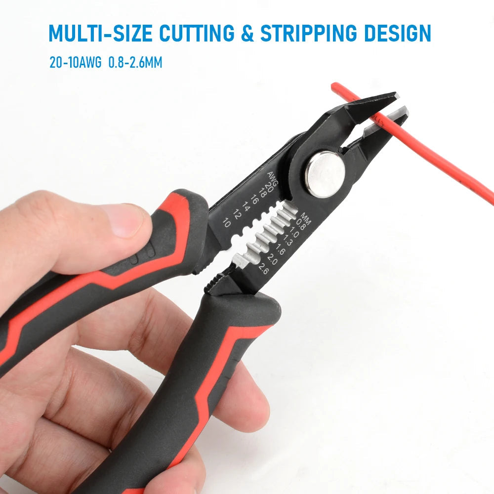 Wire Stripper Pliers Automatic Stripping Cutter Cable Wire Crimping Electrician Repair Tools Wire Stripper Tool hand tools Good Vibrations
